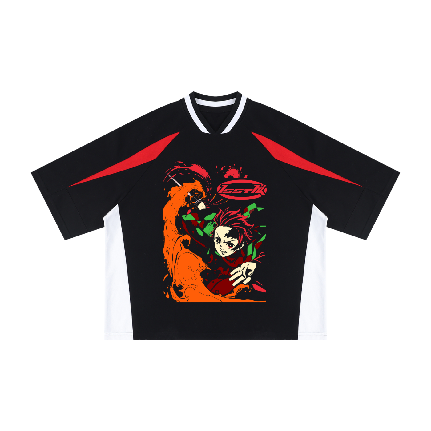 LSSTLK "Flow State" Black Oversized Jersey Tee